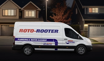 Roto-Rooter service van in Kansas City