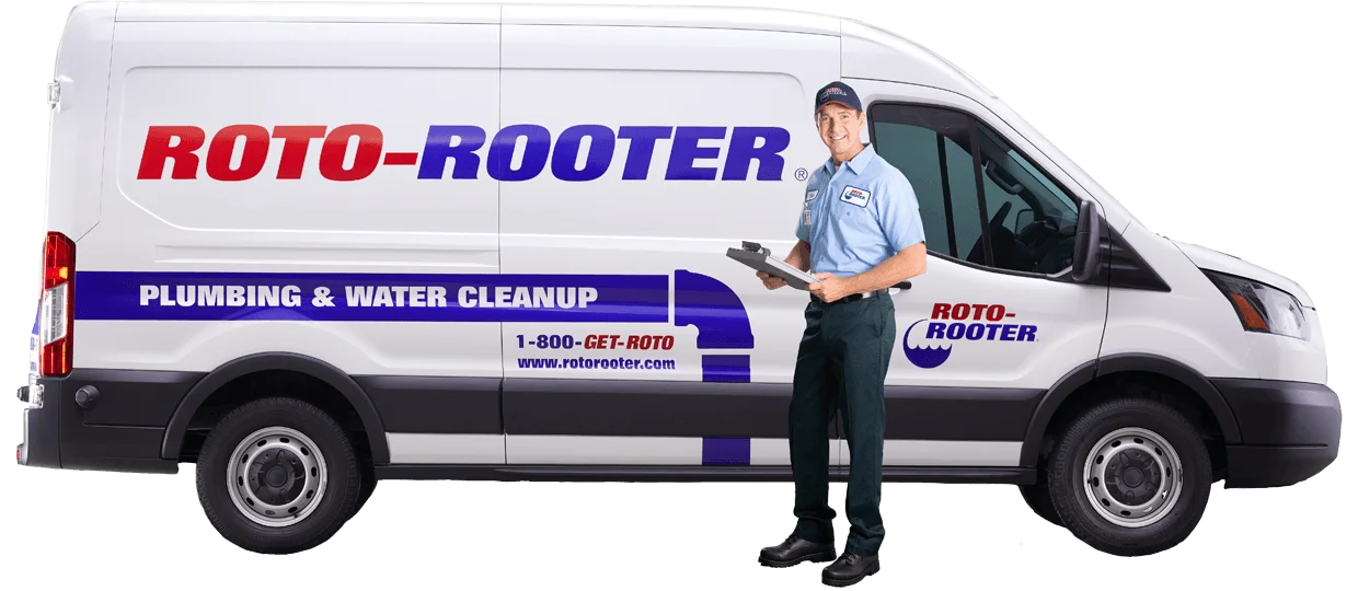 Roto-Rooter service truck in Kansas City